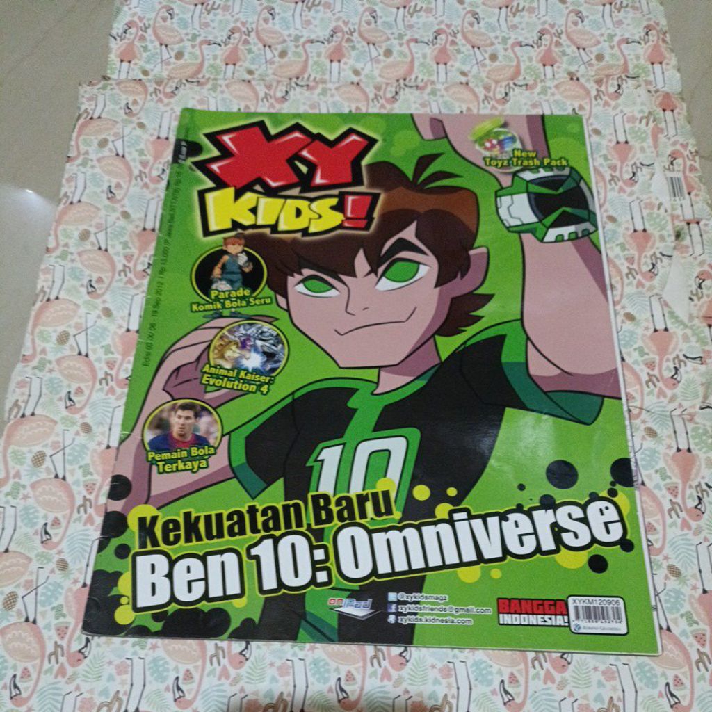 Majalah Xy Kids - Kekuatan baru Ben 10: Omniverse