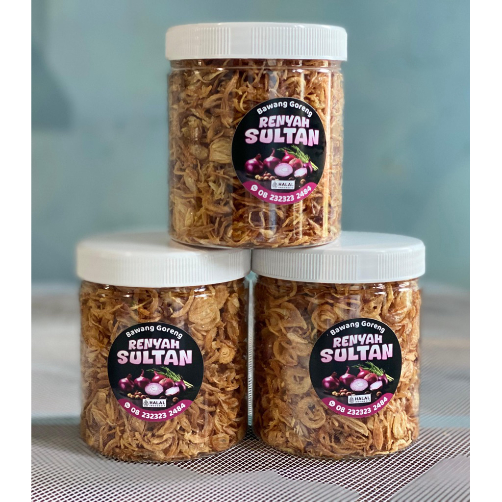 

Bawang Goreng Premium Asli Bawang Merah Tanpa Campuran || 200gram