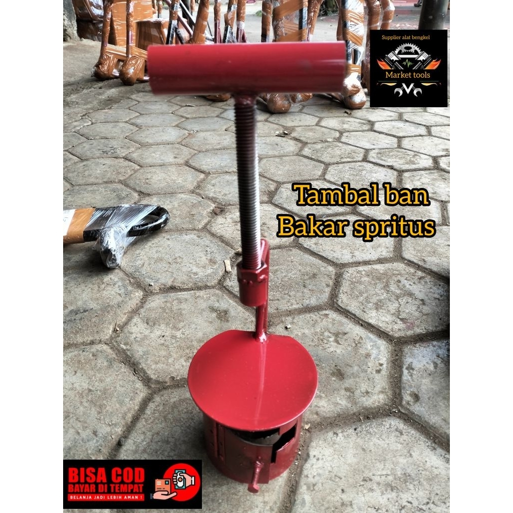 tambal ban bakar spritus kompon lem cukil