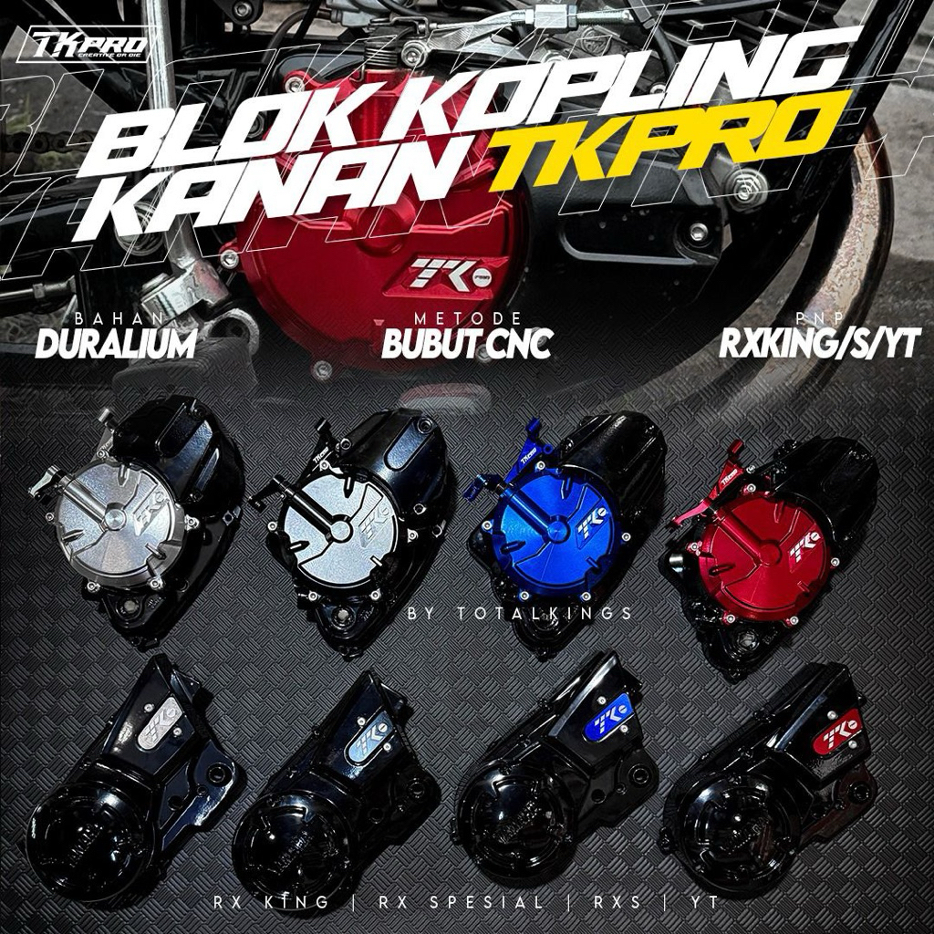 BLOK KOPLING KANAN RX KING BAK KALTER RX KING RX K RX S YT SET PEREDAM BY TK PRO