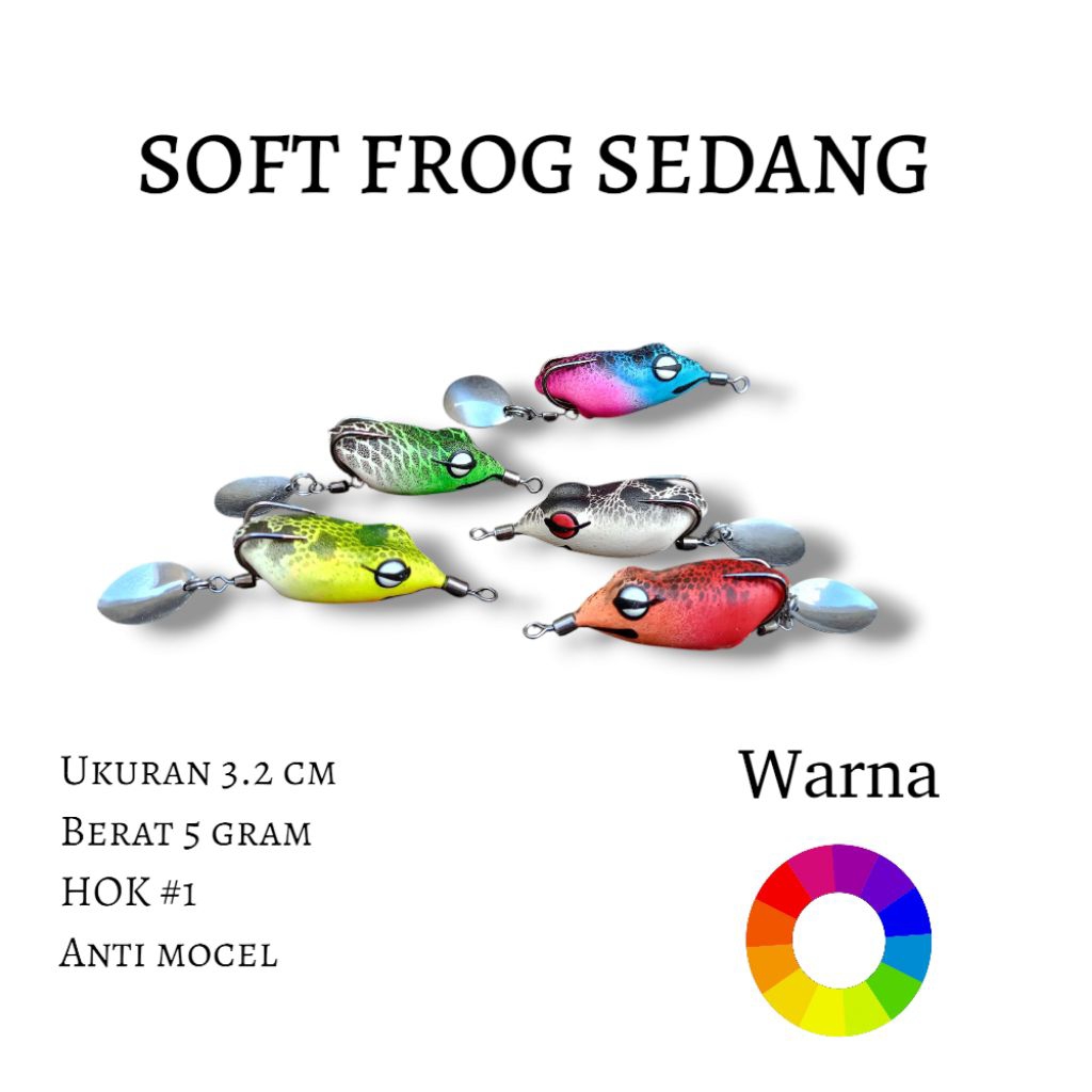 SOFT FROG 3.5 CM | Umpan Casting