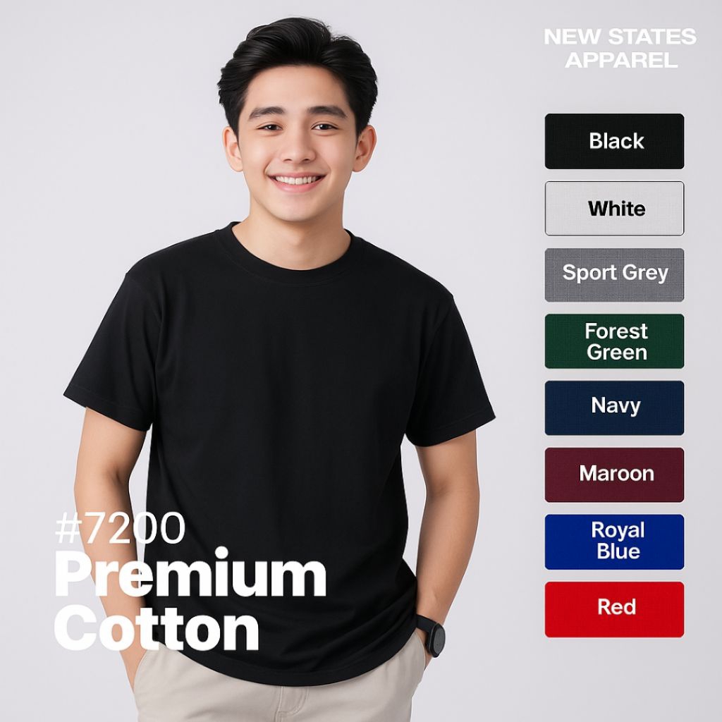 Kaos NSA PREMIUM COTTON 2700 katun 24s pria wanita