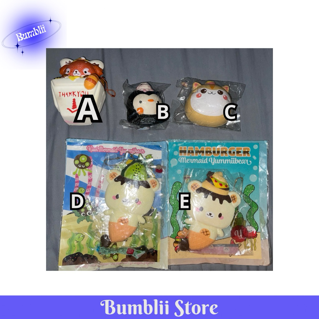 PRELOVED SALE SQUISHY SMOOSHY MUSHY SQUISHY CREAMICANDY YUMIIBEAR POLII