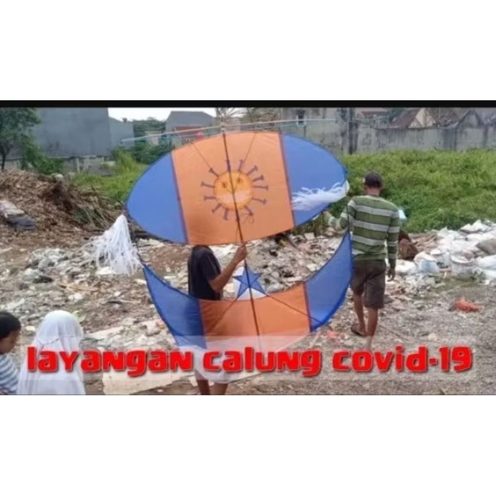 kerangka layangan calung satu set /kerangka layangan murah