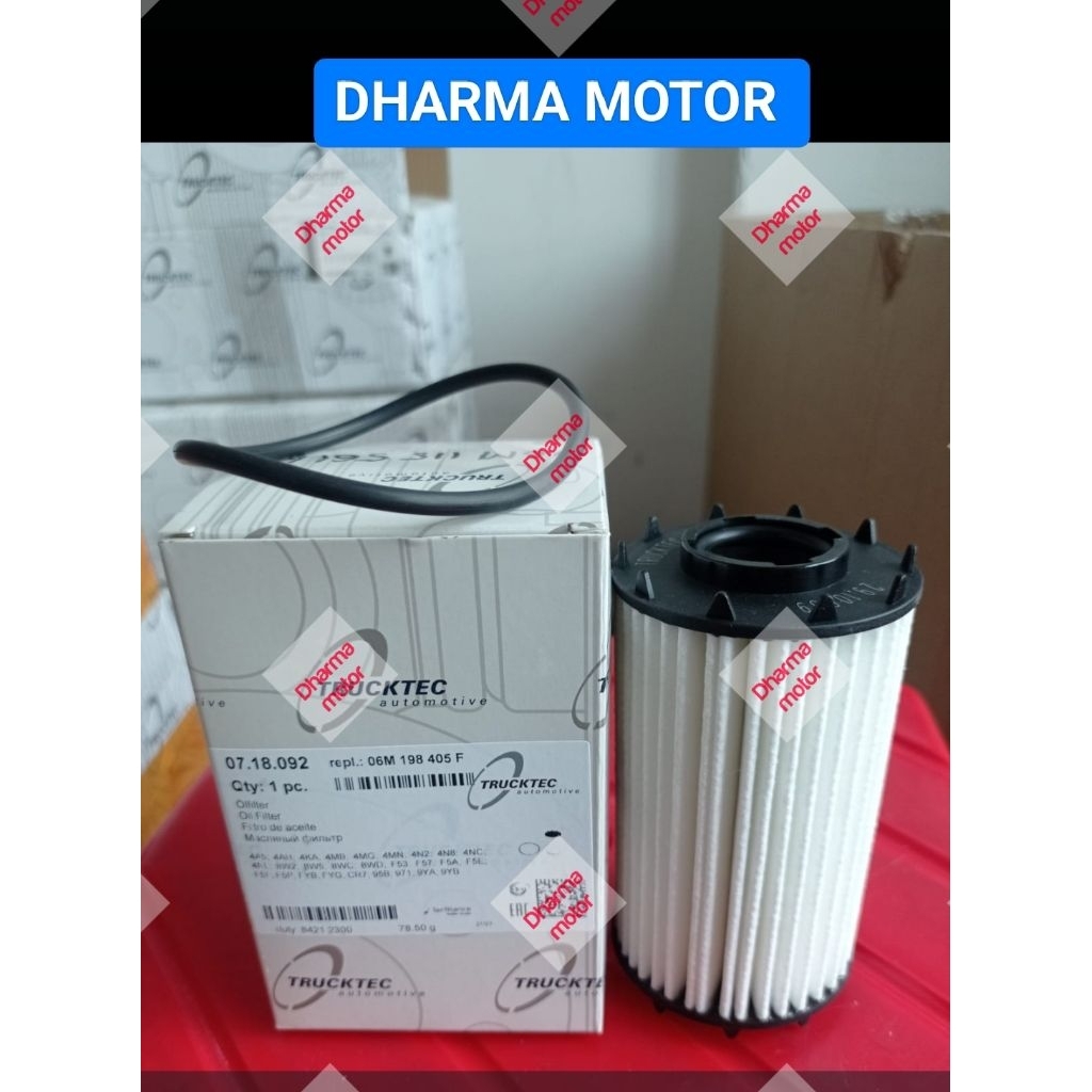OLI FILTER Merk Trucktec 07.18.092/06M 198 405F, Oil Filter; (Filter Insert) Audi A4 B9 Avant RS4 Qu