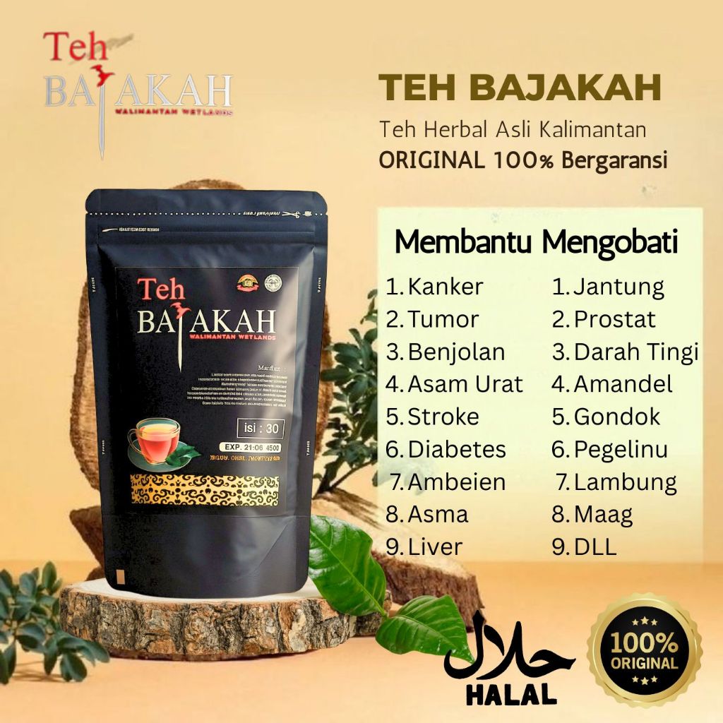 

[ISI 30 TEH] Teh Kayu Bajakah Kalimantan Kwalitas Super Herbal Kayu Akar Bajakah & Madu bajakah Asli