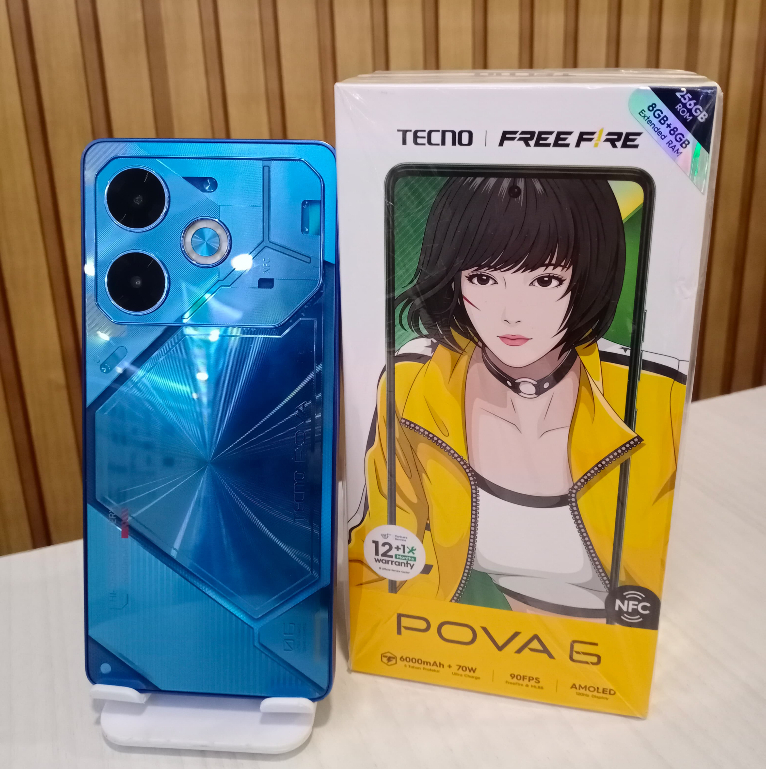 Tecno Pova 6 8/256GB resmi second berkualitas