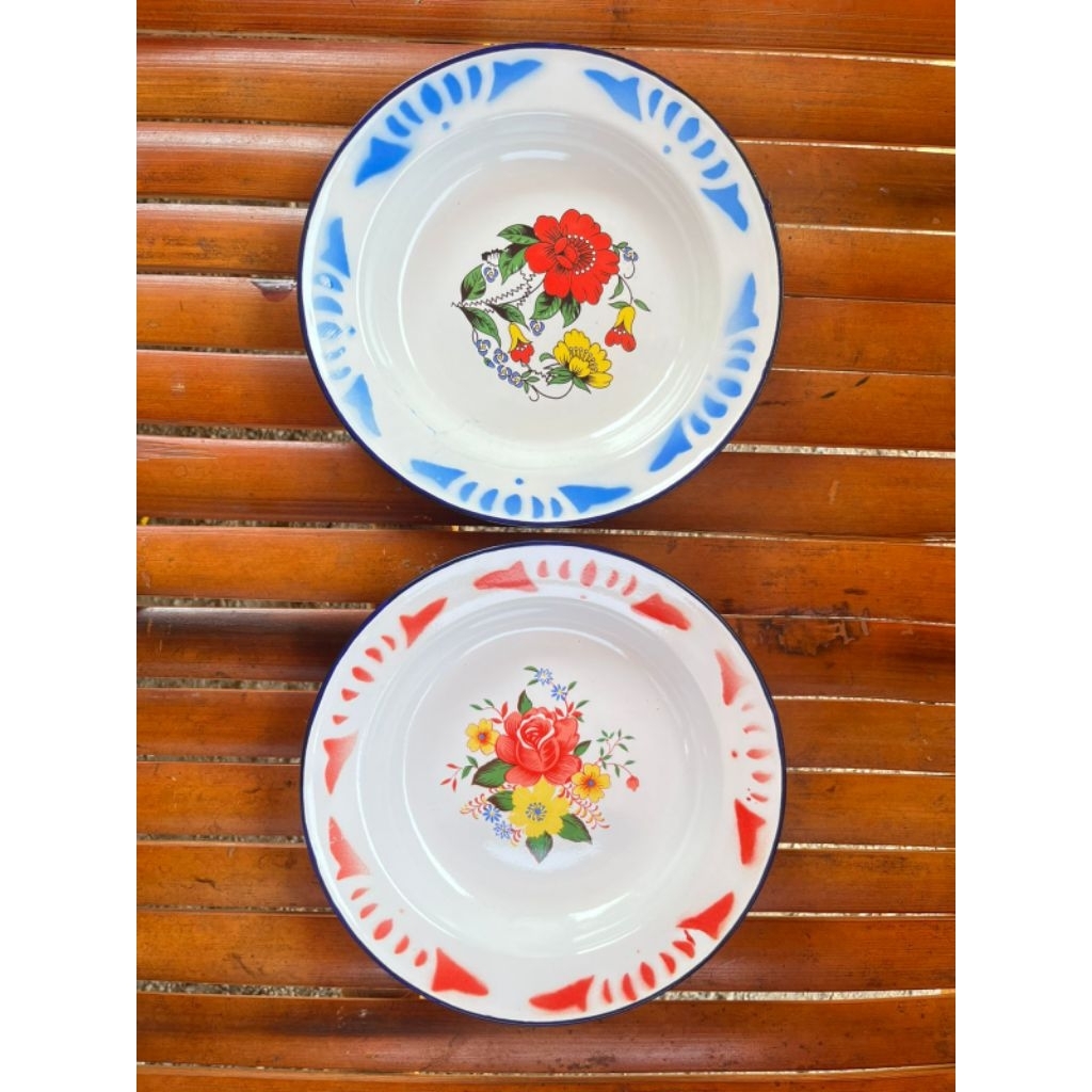 piring seng/piring jadul UK 22cm perlusin