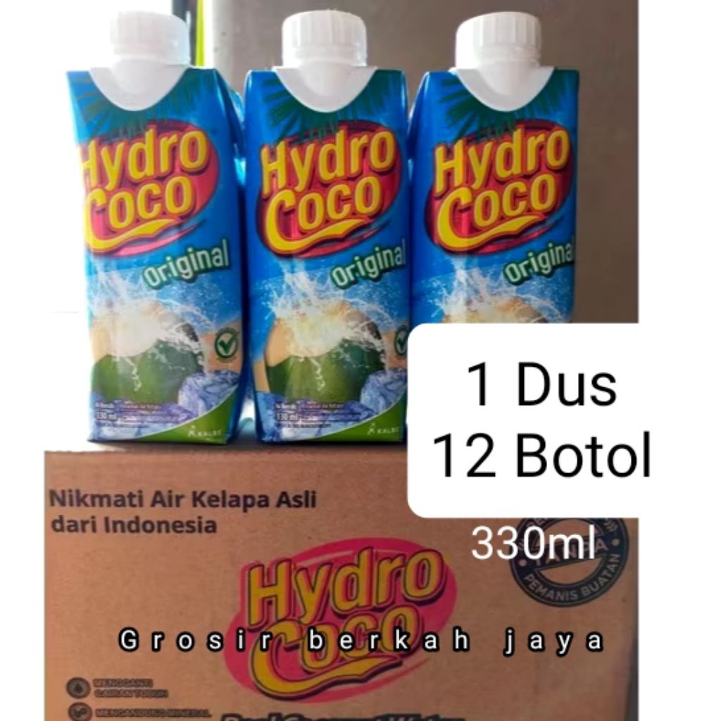 

Hydro Coco 330ml (1Dus isi 12pcs)