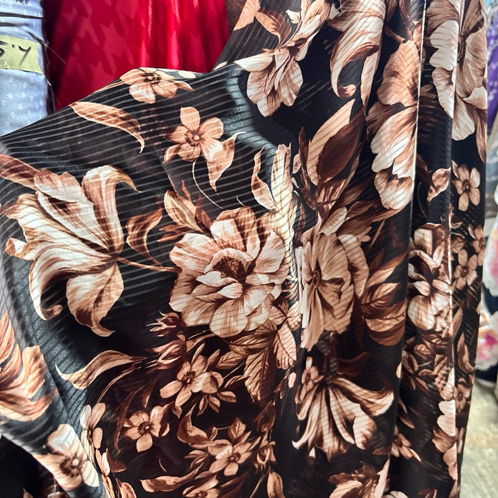 Kain Sifon Silk Printing Motif Premium – Lembut & Elegan Rm