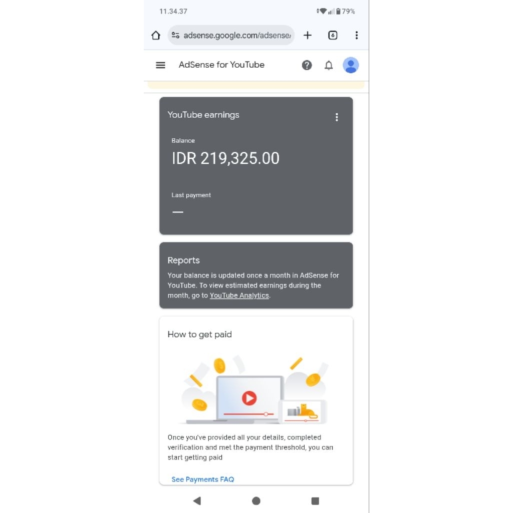 Akun Adsense YouTube Belum PIN