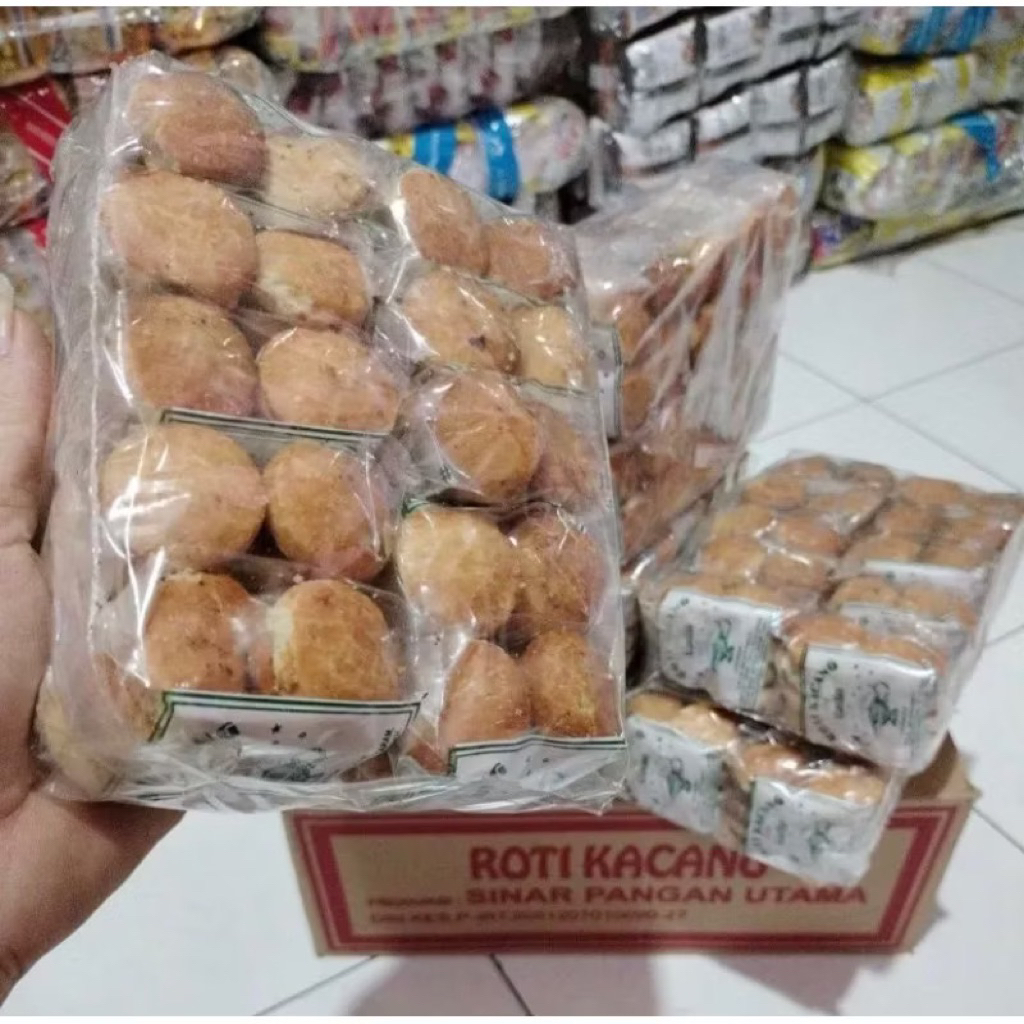 

Roti Kacang cap Aladin / Alibaba ( isi 10 bungkus / pack )
