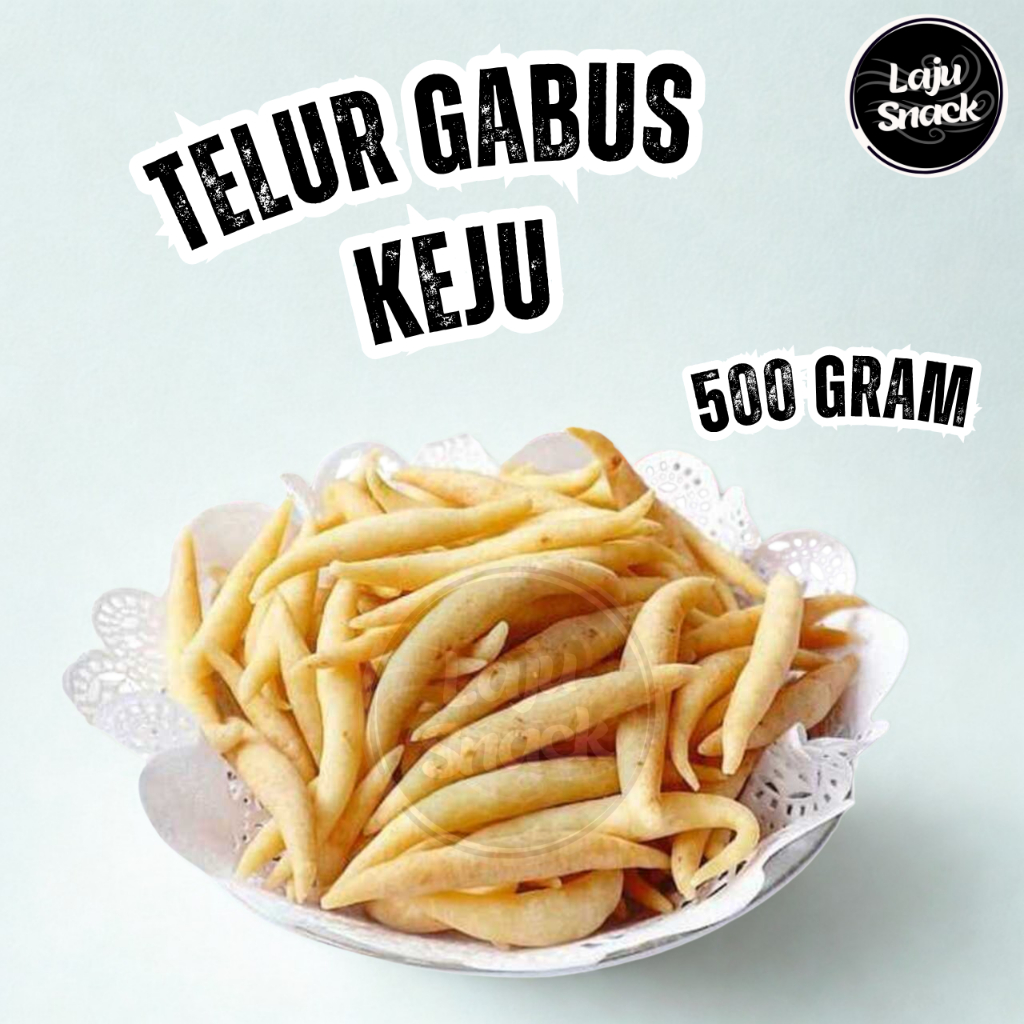 

500gram Telur Gabus Keju Cendol Keju