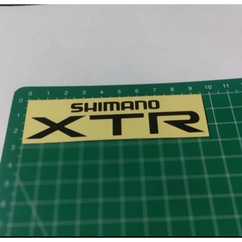 stiker cutting Shimano xtr
