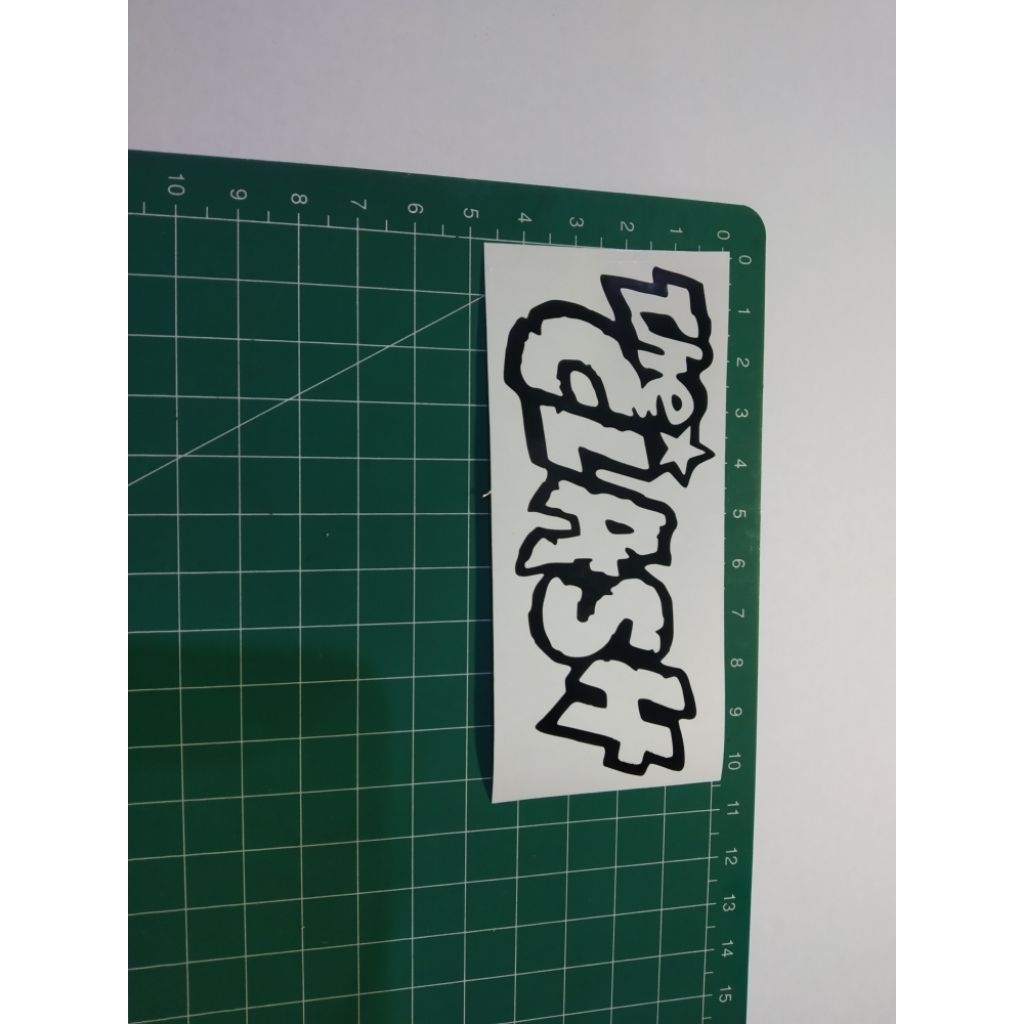 

stiker cutting the clash