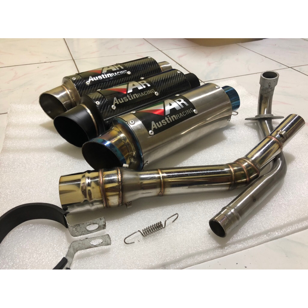 Ready Knalpot Racing AUSTIN AR /bebek JUPITER VEGA SUPRA KHARISMA GRAND BLADE DLLL