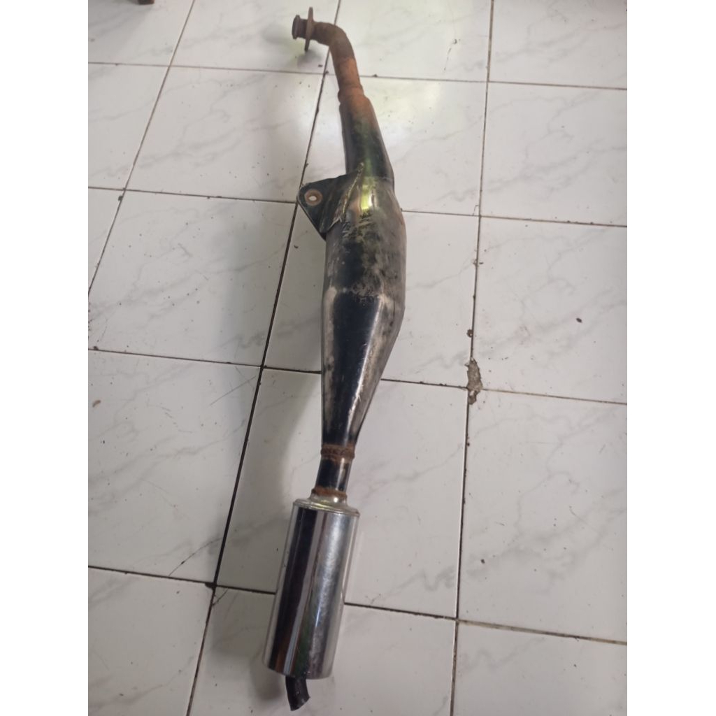 Knalpot fizr f1zr fiz r f1z r original perut hitam