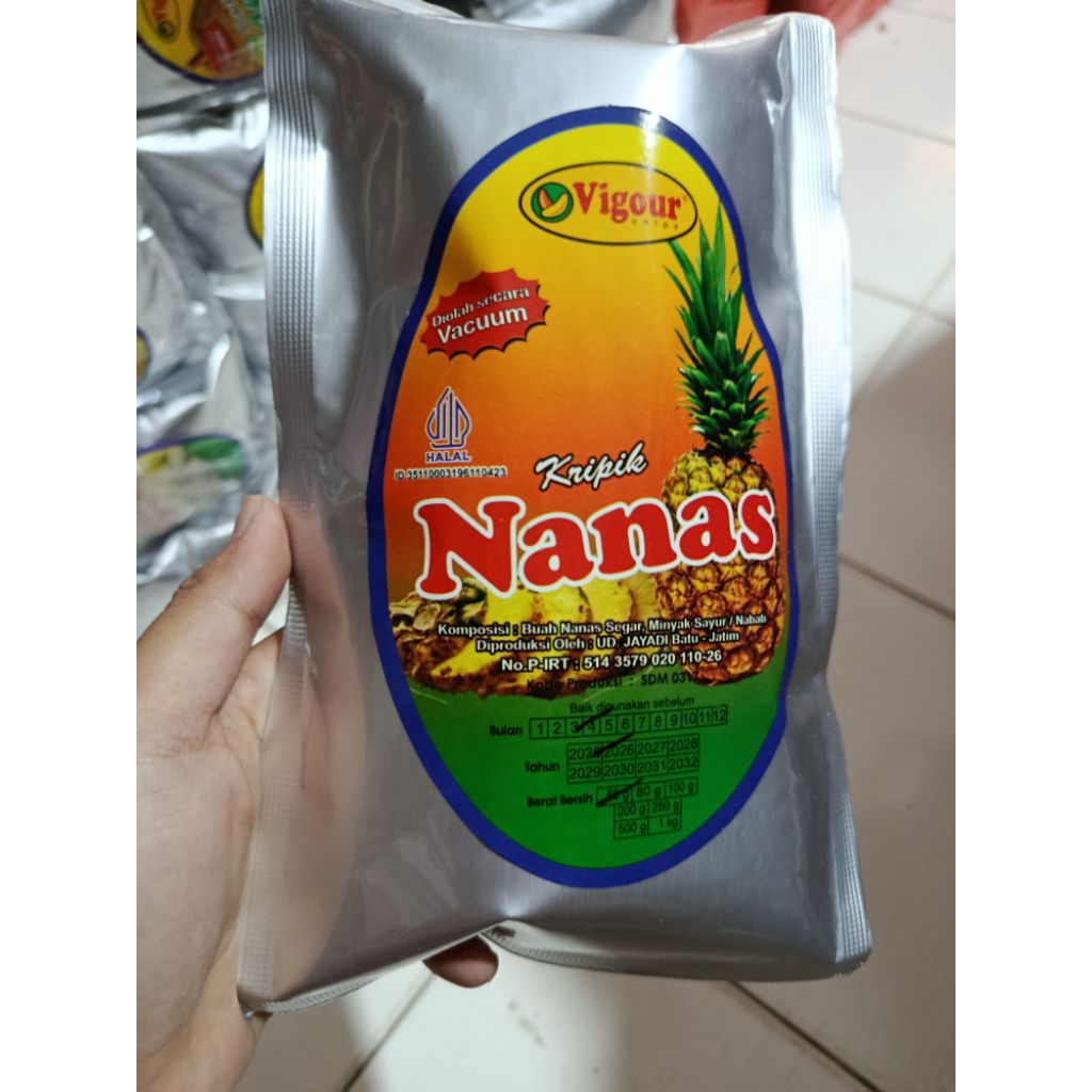 

Kripik Nanas Vigour 50gr