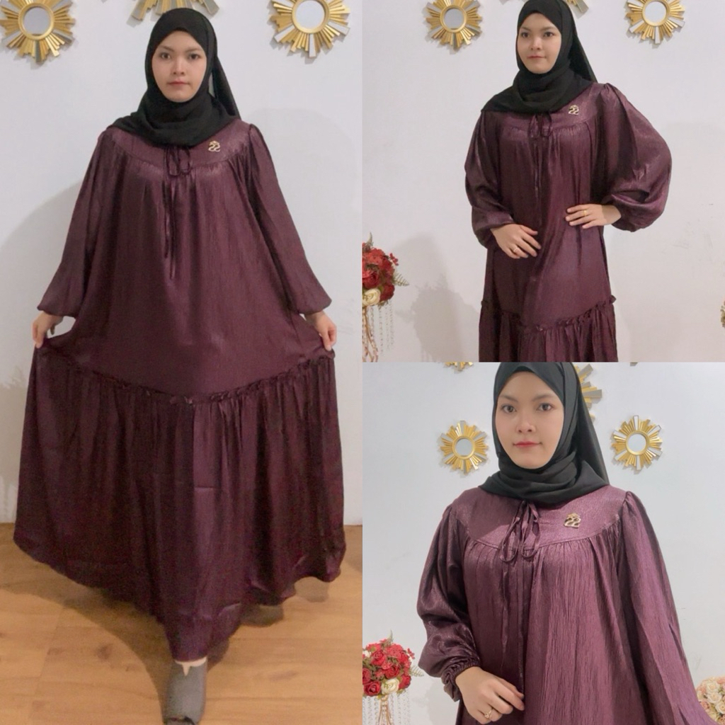 SHELLASAUKIA GAMIS SILK SHIMMER TERBARU