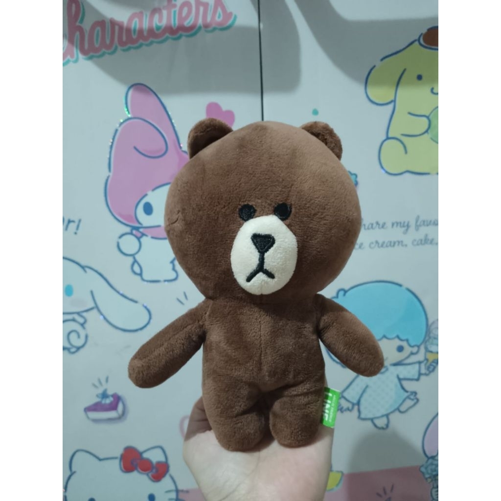 Gantungan Kaca Brown Line