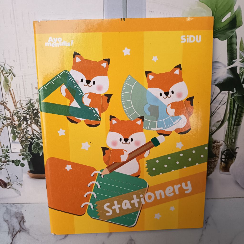 

{ECER 1 Pcs } Buku Sidu Isi 58 Lembar ORI Kertas HVS Putih / Buku Tulis Sinar Dunia 58 Hal