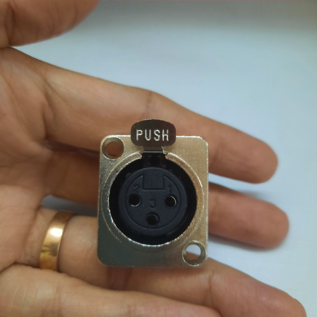 soket canon female STX ssbf original socket XLR female STX original