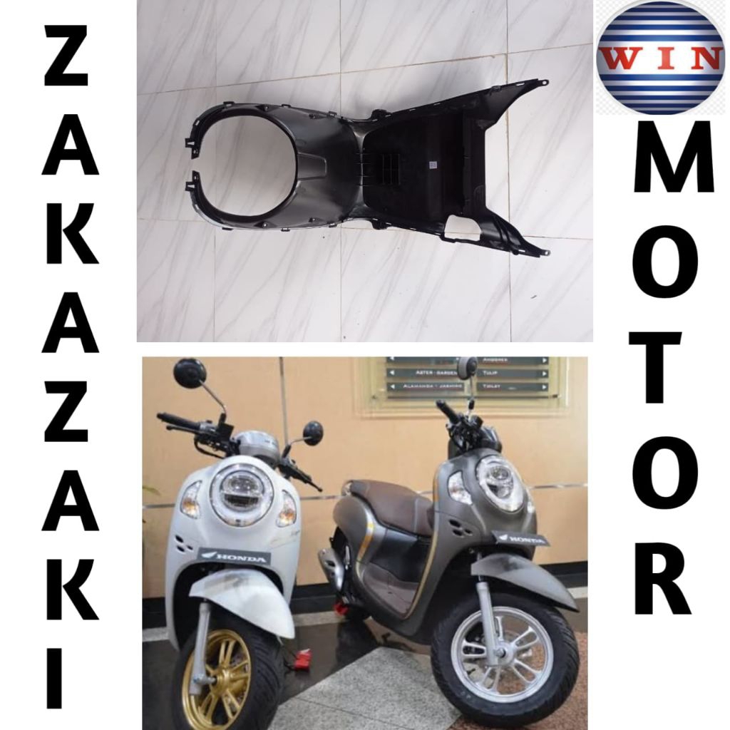 WIN - dasbor bawah lantai / lumpur bawah scoopy sporty thn 2020 2021 2022 2023 2024