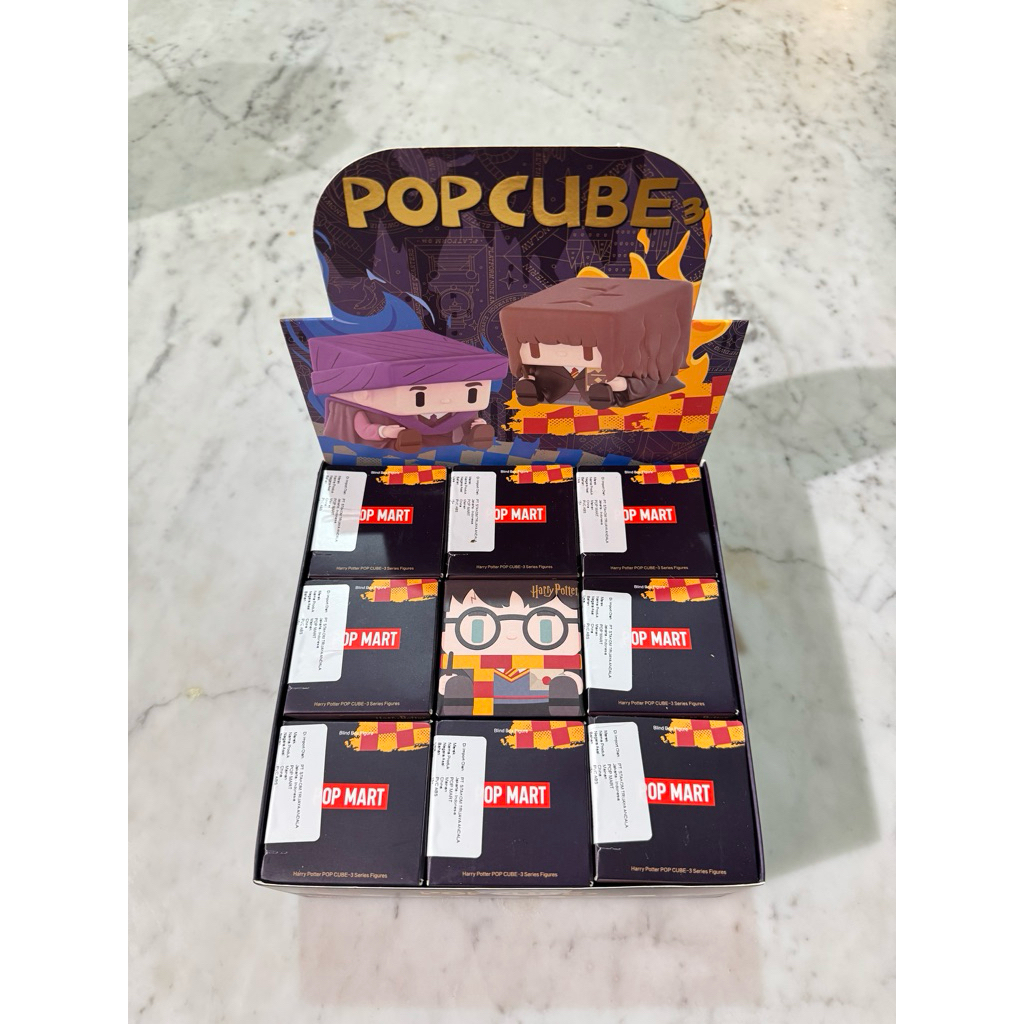 POP MART Harry Potter POP CUBE - 3 Series Action Figures Blind Box - Whole Set