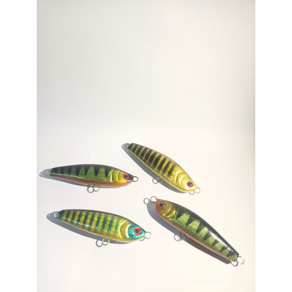 lure umpan casting handmade  flutter  swimmer 5cm