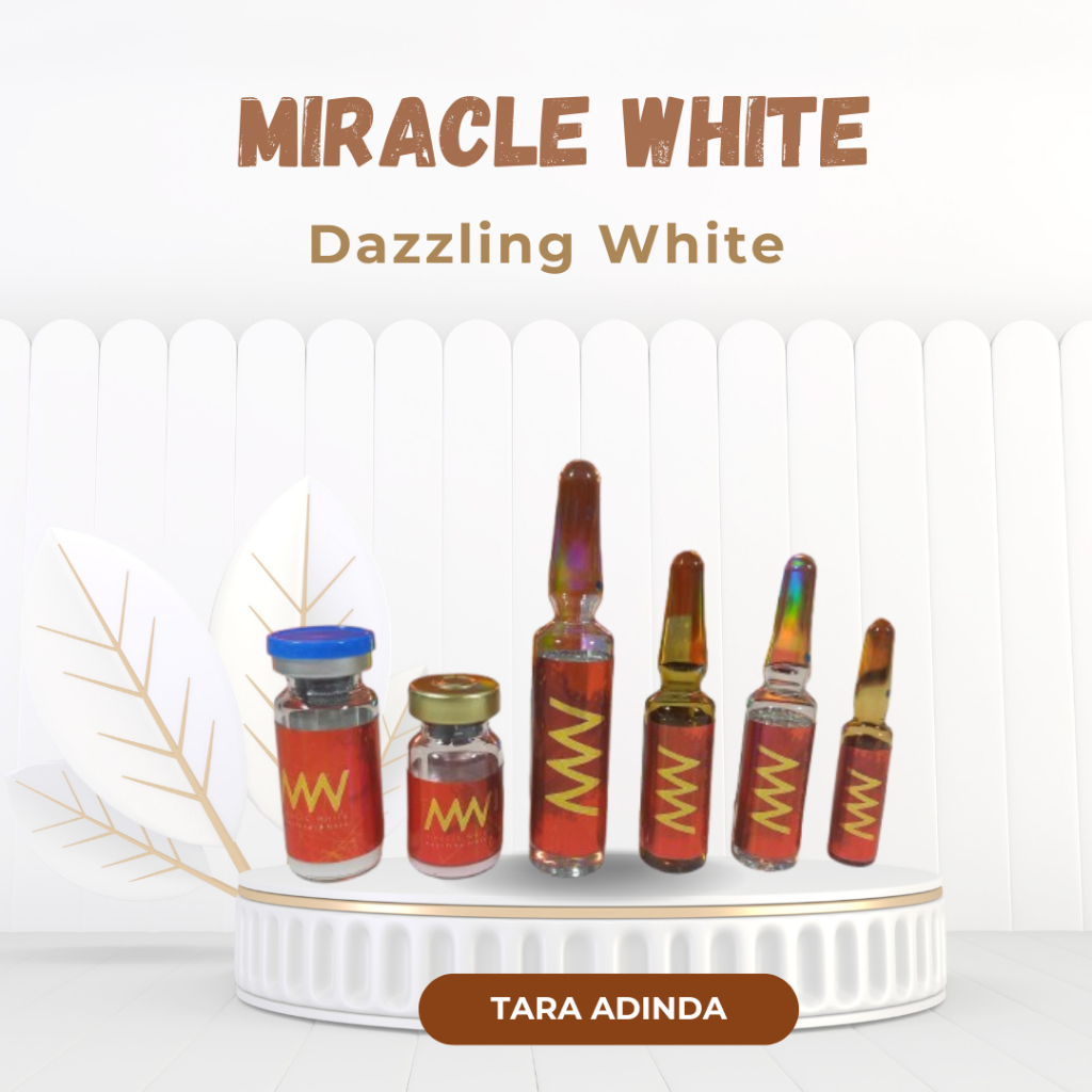 Miracle White Dazzling Merah l ECER (1SET) l PEMUTIH-WHITENING-MENCERAHKAN-KULIT