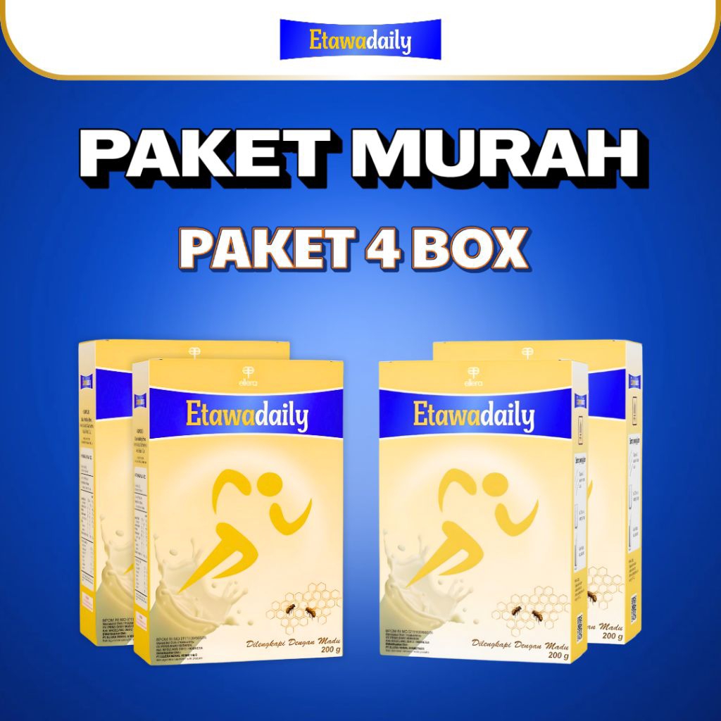 

SUSU ETAWADAILY PAKET 4 BOX | ORIGINAL | MADU