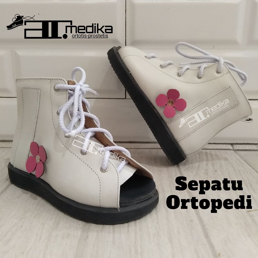 Sepatu Kesehatan Ortopedi Koreksi Kaki Datar Flat Foot