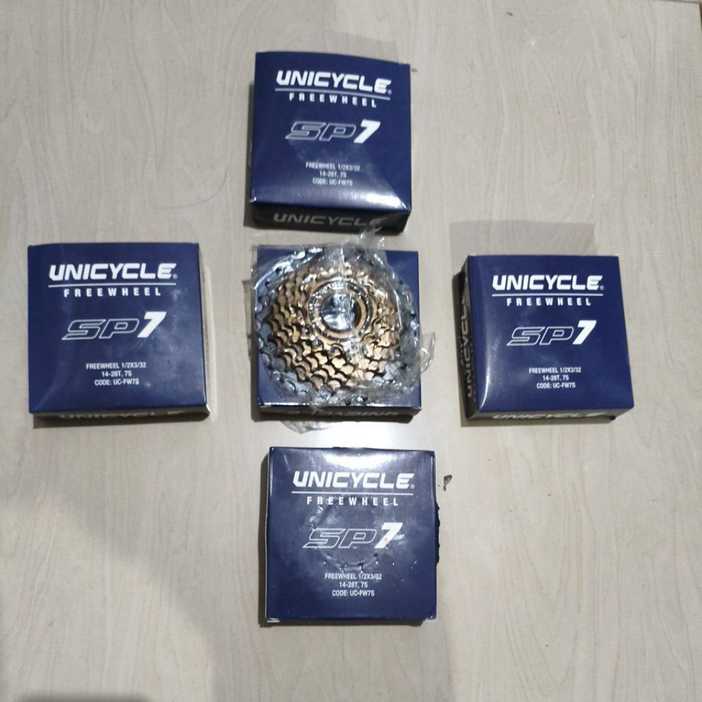 SPROKET GEAR FREEEHEEL 7 SPEED MERK UNICYCLE || GIR BELAKANG SEPEDA 7 SPEED MERK UNICYCLE || GIR SUS