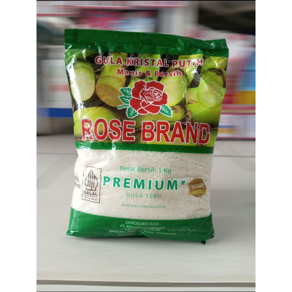 

Rose brand gula putih 1kg