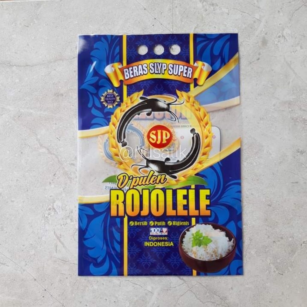 

50lembar rojolele biru 5kg