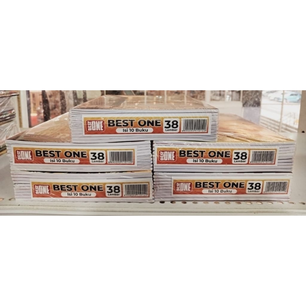

best one buku tulis 38 lembar 10buku