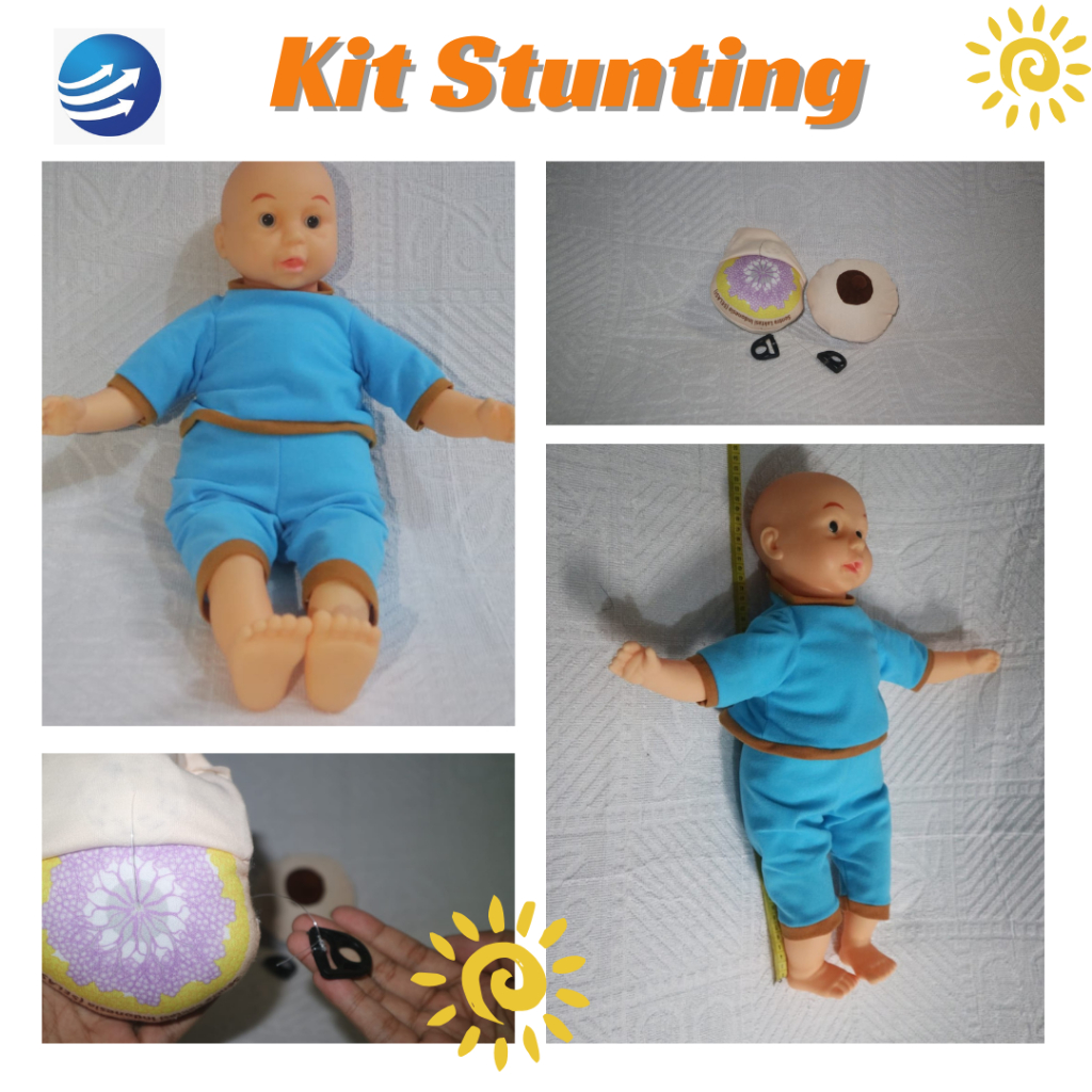 Kit Boneka Stunting (Boneka stunting dan Boneka Payudara)