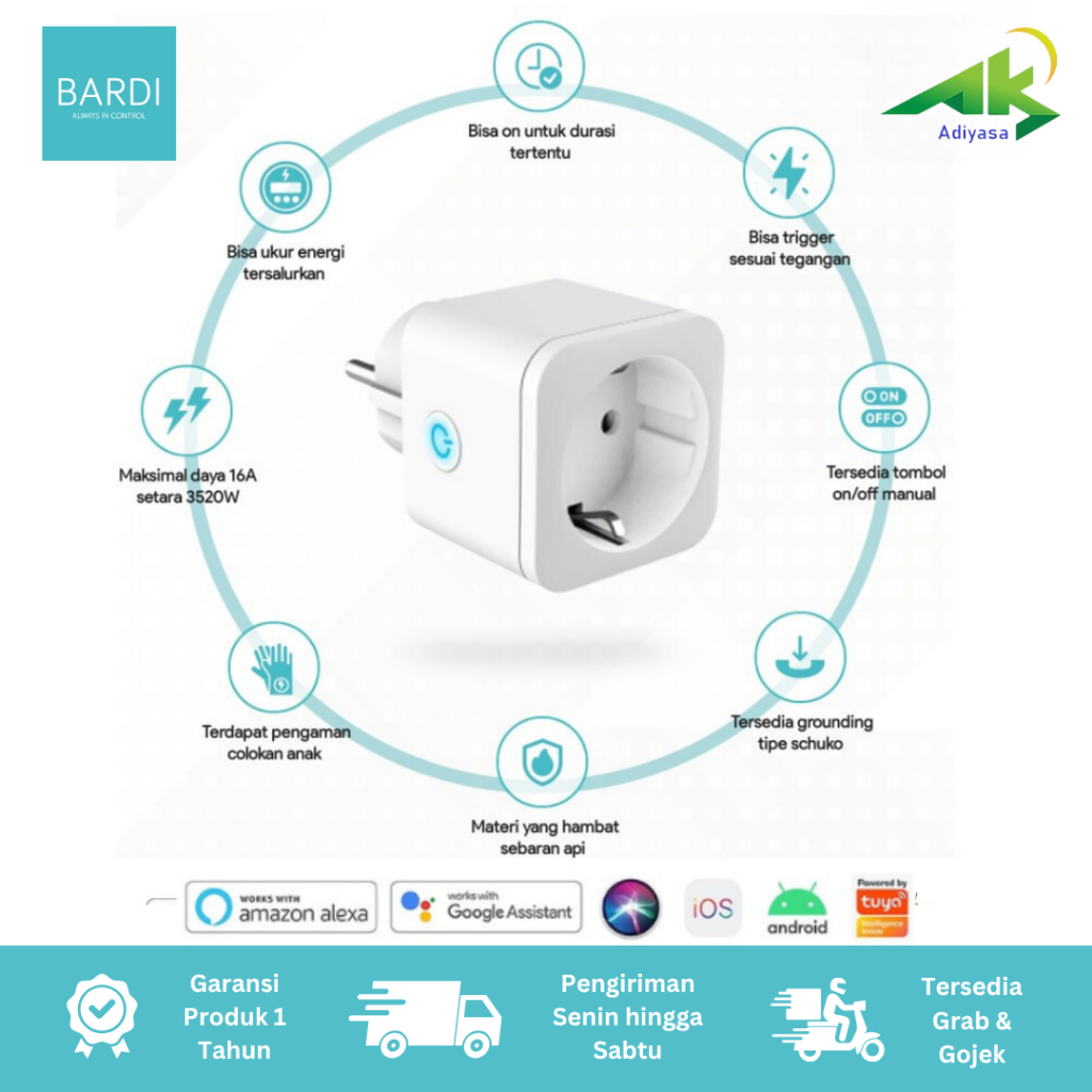 BARDI Smart Plug  -  White