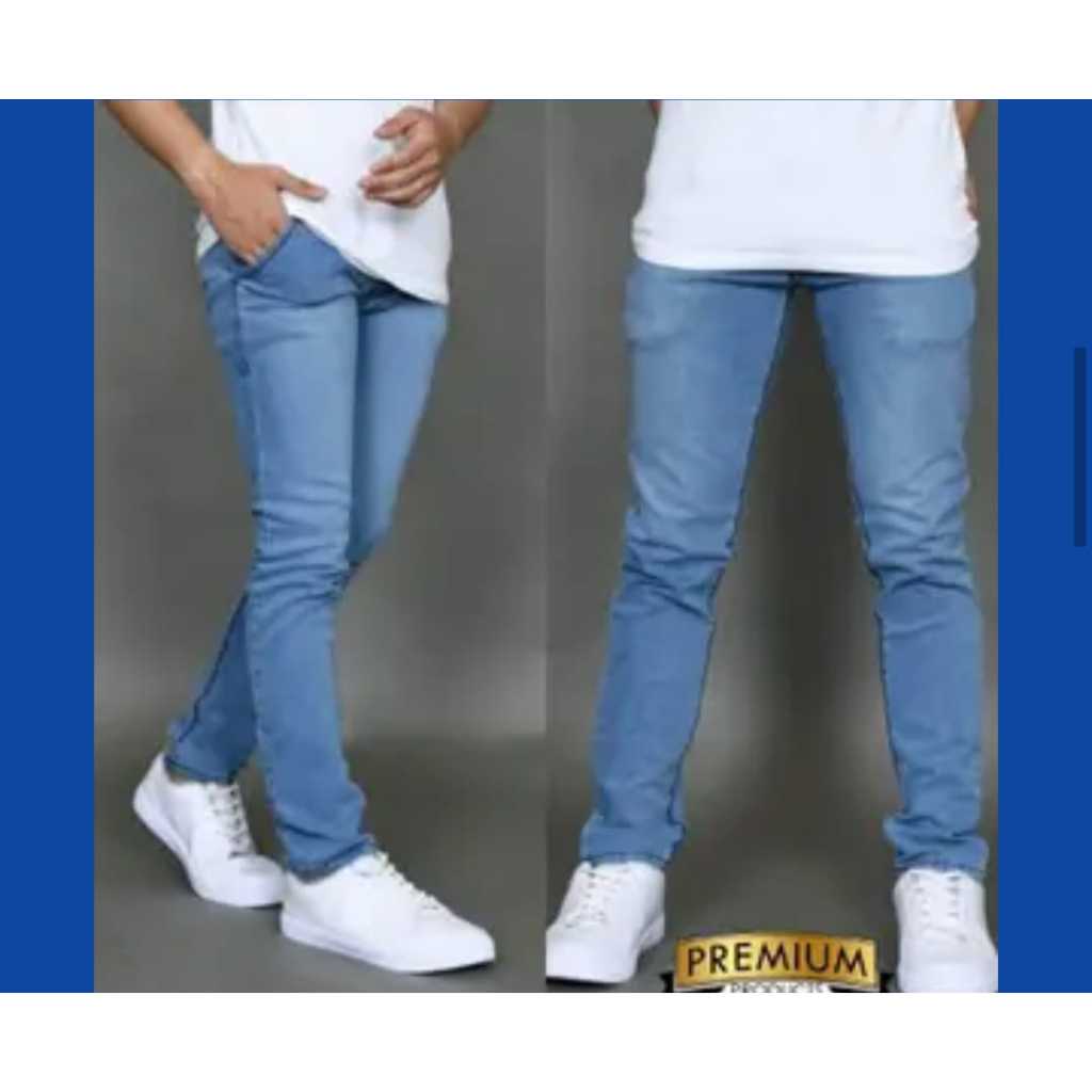 celana jeans denim pria celana panjang jeans pria slim fit celana putih pria