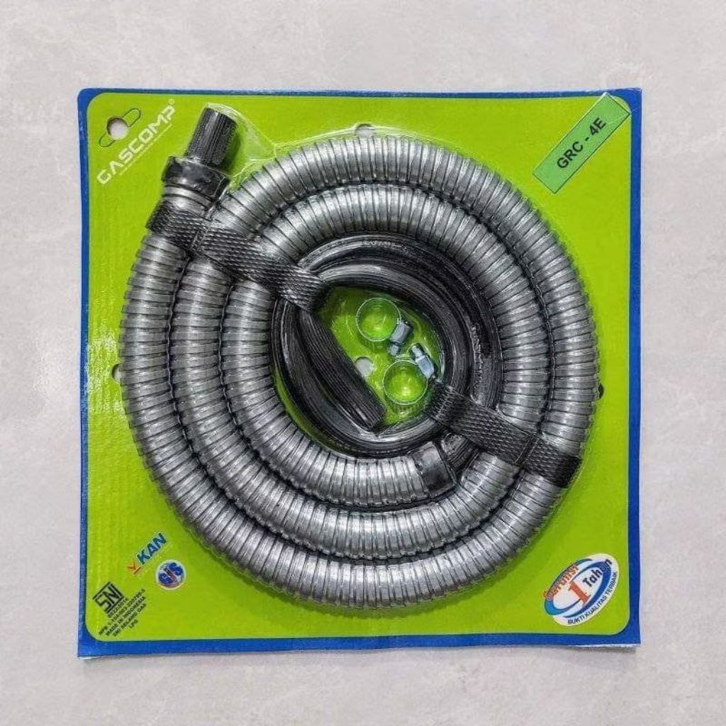 Selang Kompor Gas / Selang Kompor Gas Fleksibel / Selang Gas Gascomp Selang Kompor Anti Tikus