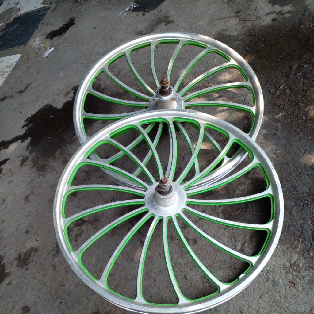 velg racing sepeda ring 20 alloy model kipas