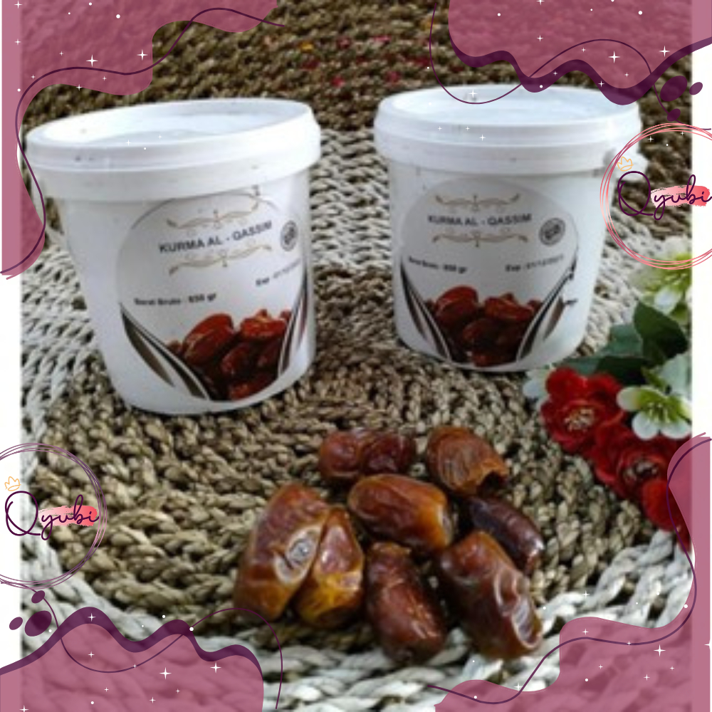 

QYUBI 500 Gram Kurma Ember Al Qasim Kurma Premium O1045