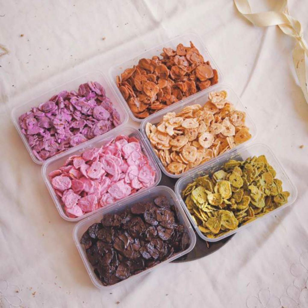 keripik pisang lumer+ box