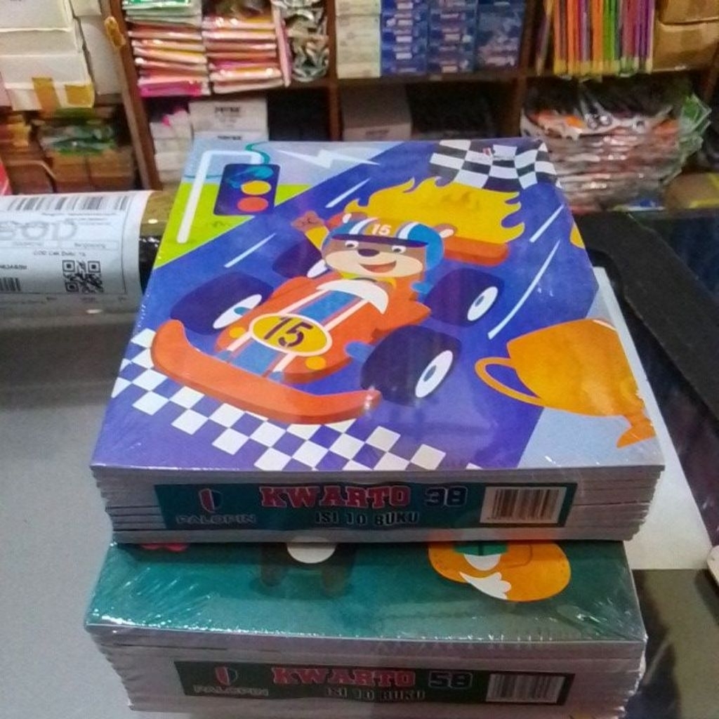

BUKU KWARTO PALOPIN 38L dan 58L perpack 10 pcs