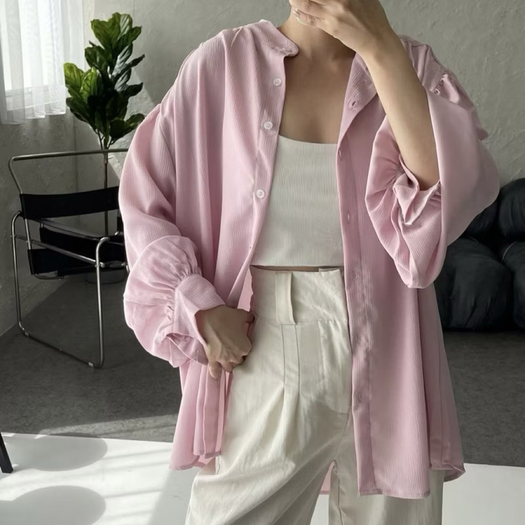 Preloved kemeja oversize sivali factory