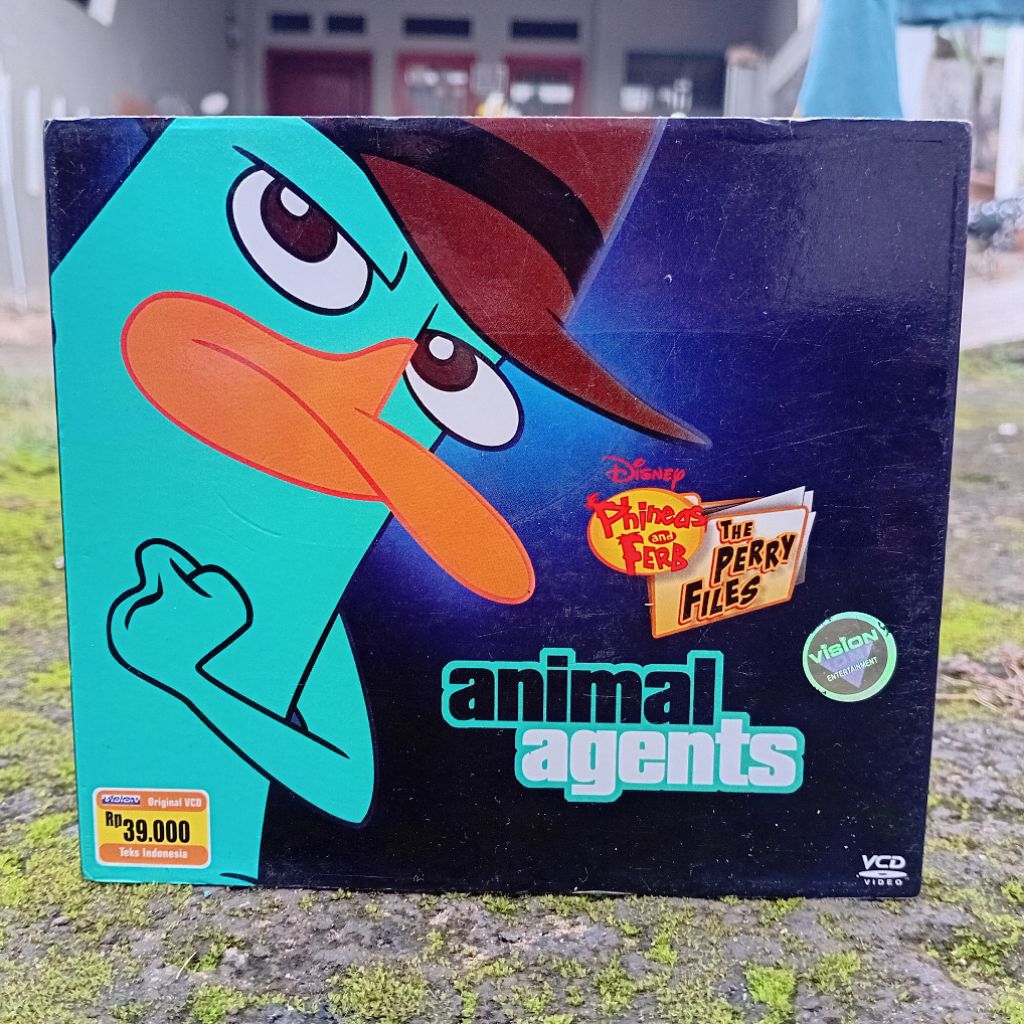 VCD Phineas and Ferb: The Perry Files - Animal Agents (2013) 3 Disc Teks Indonesia Original Disney V