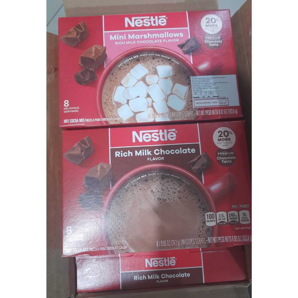 

Nestle Rich Milk & Mini marshmallow FLAVOR Chocolate USA