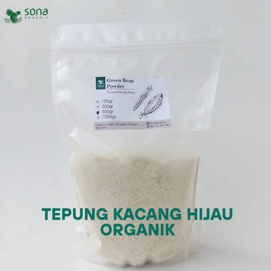 

Tepung kacang Hijau 500gr - Sona