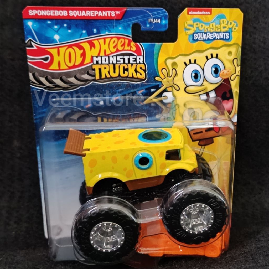 Hotwheels 1:64 Monster Truck SpongeBob SquarePants [Original Mattel] SNI