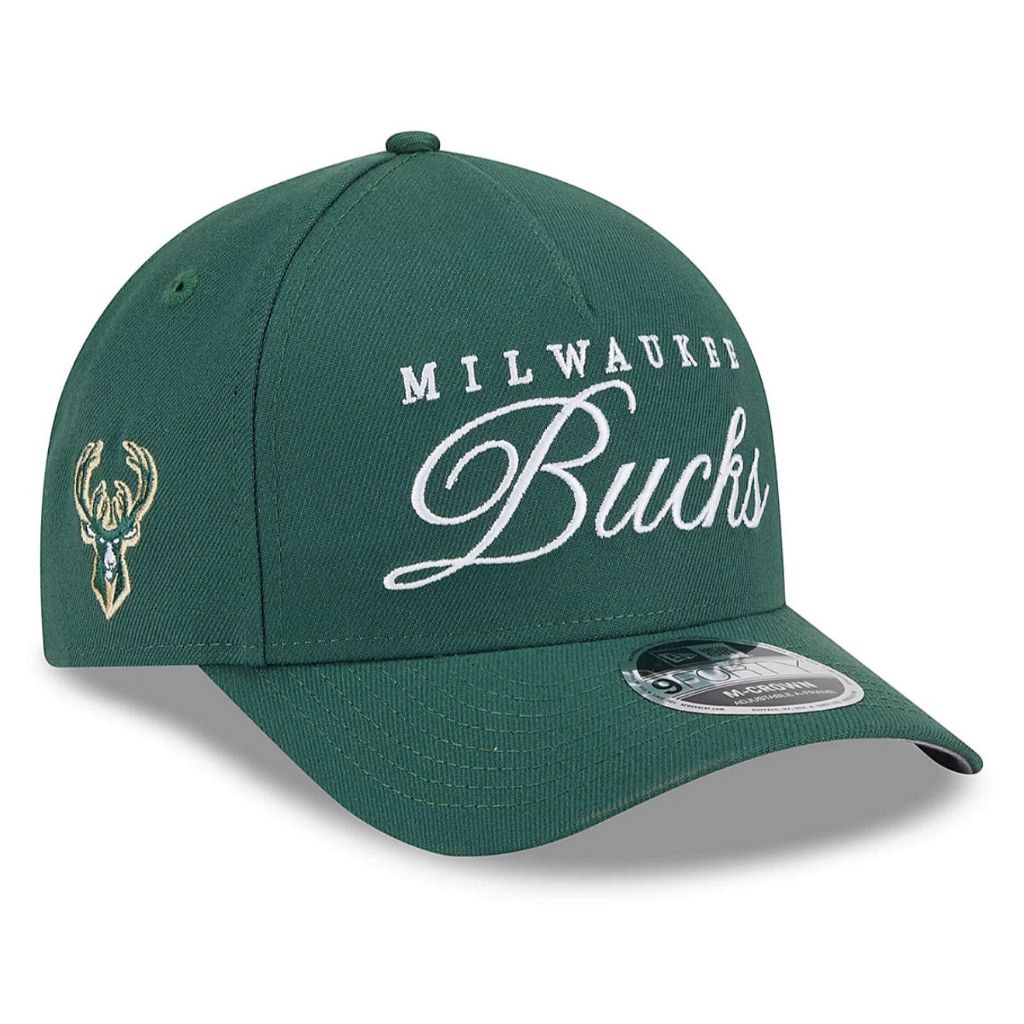 Topi New Era Cap Milwaukee Bucks Draft 25 M-Crown Type A Frame 9Forty Adjustable Original